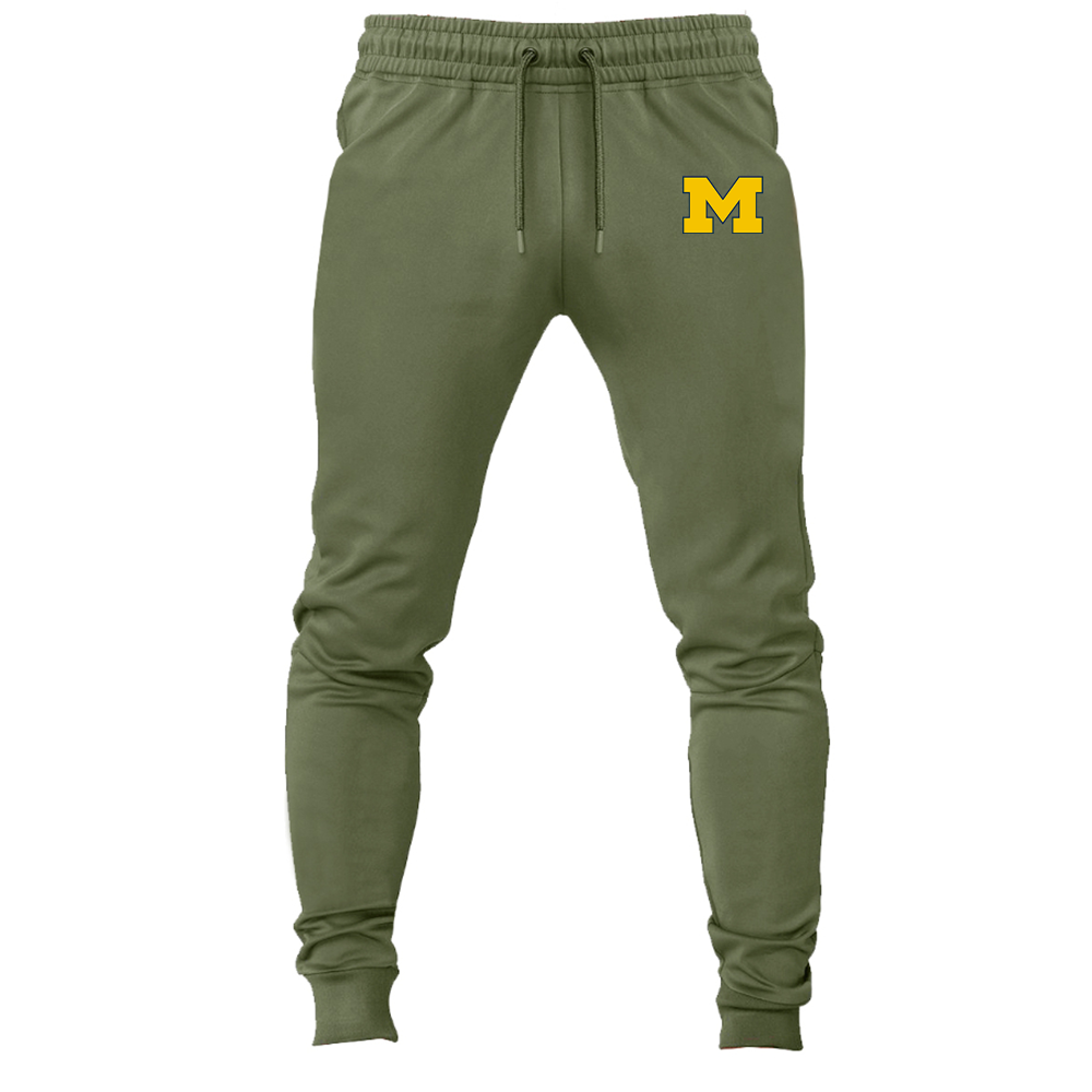 Men's Michigan Wolverines Logo Joggers Sweatpants