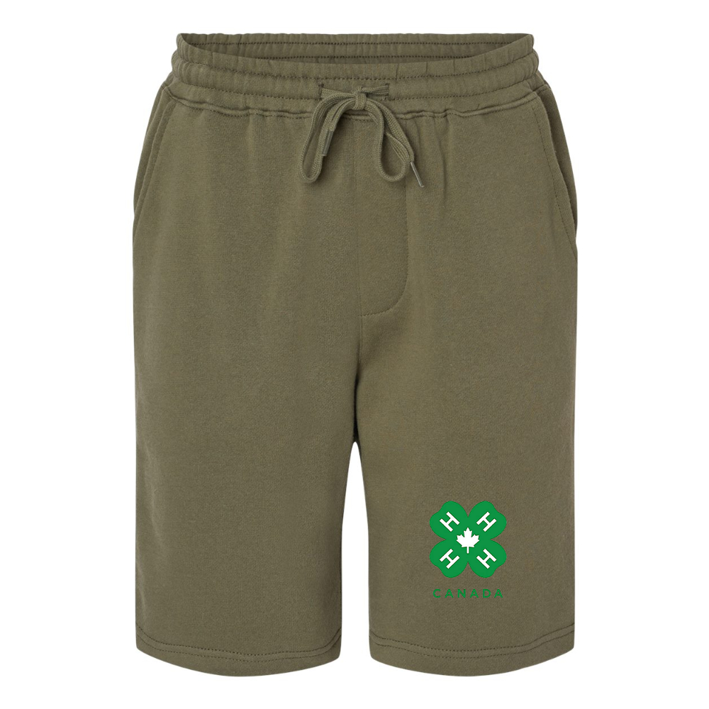 Men's 4H Canada Logo Independent Trading Co Midweight Fleece Shorts