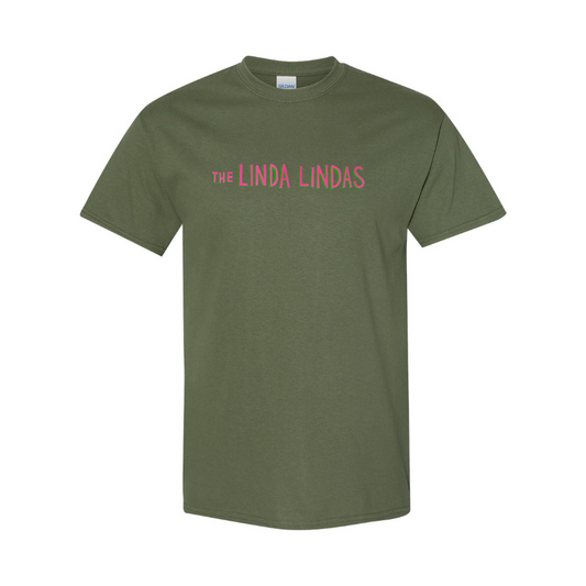Men's The Linda Lindas Logo Cotton T-Shirt