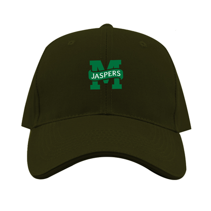 Manhattan Jaspers Logo Dad Baseball Cap Hat