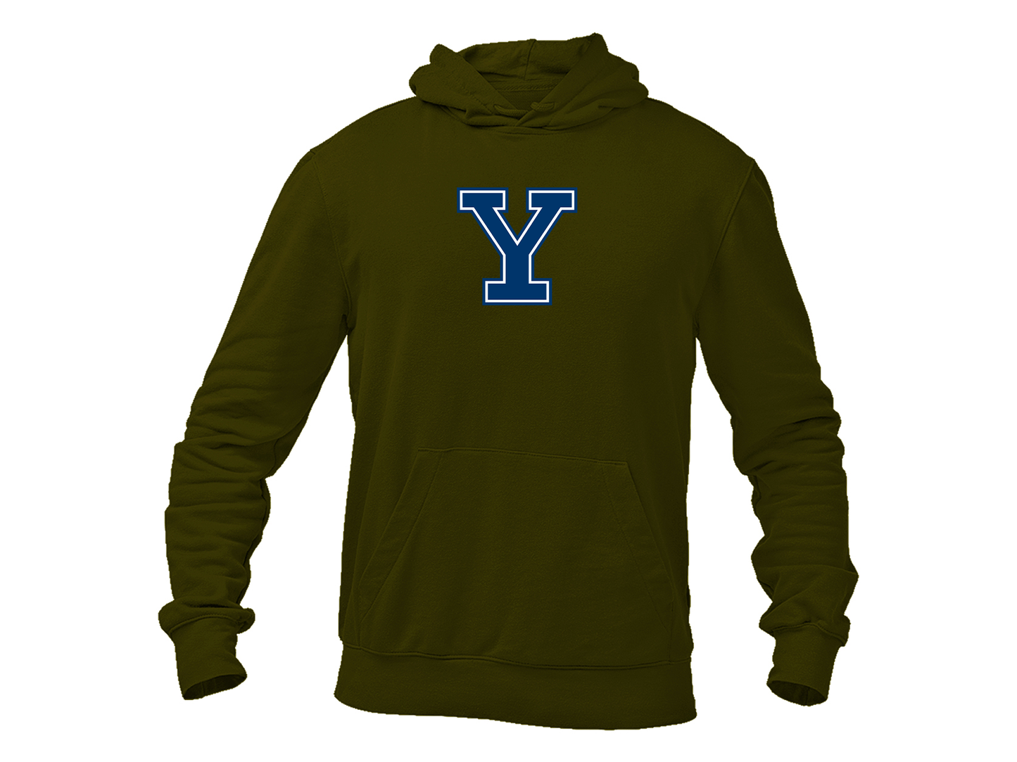 Men's Yale Bulldogs Gildan  Heavy Blend Hooded Sweatshirt