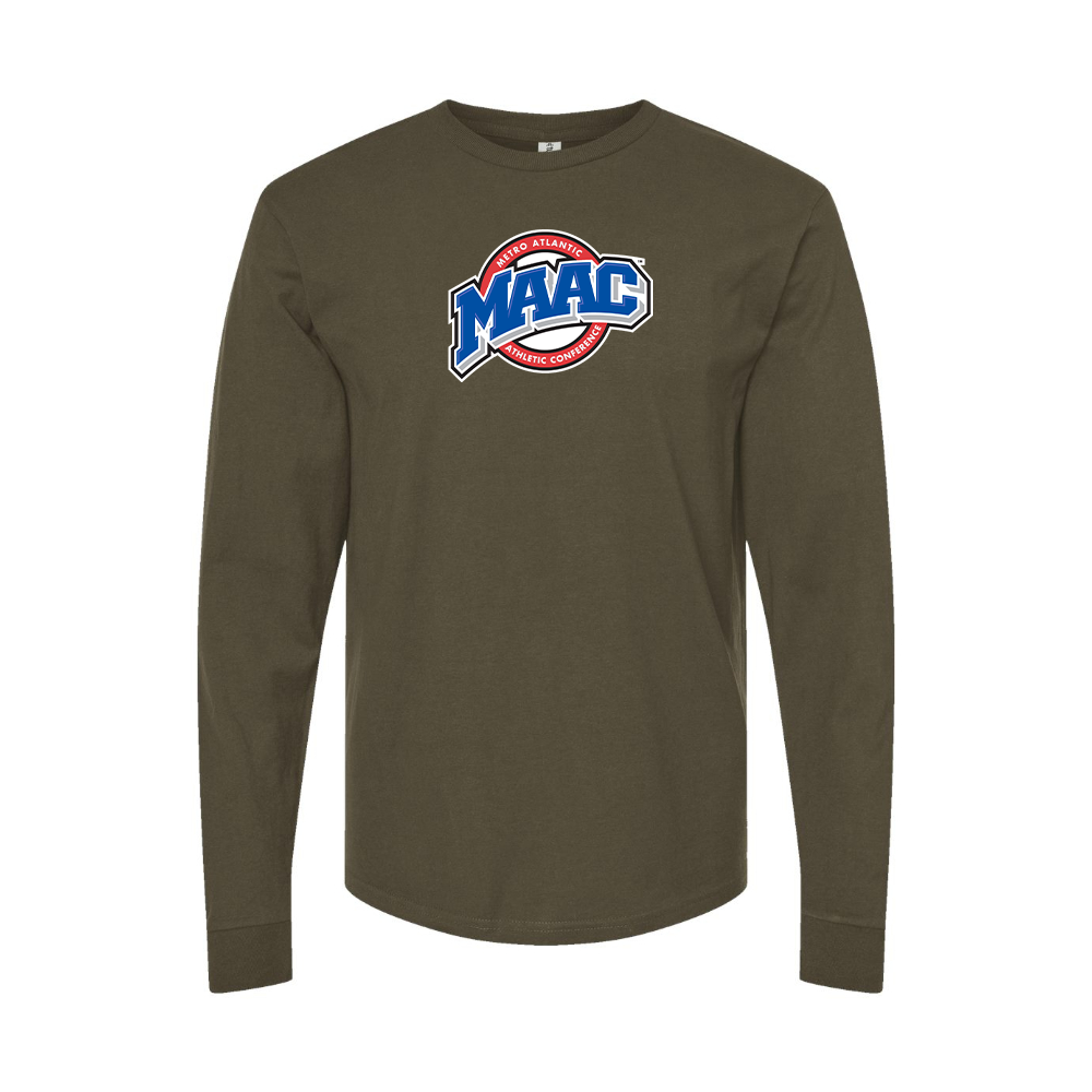 Men's Metro Atlantic Athletic Conference Logo Long Sleeve T-Shirt