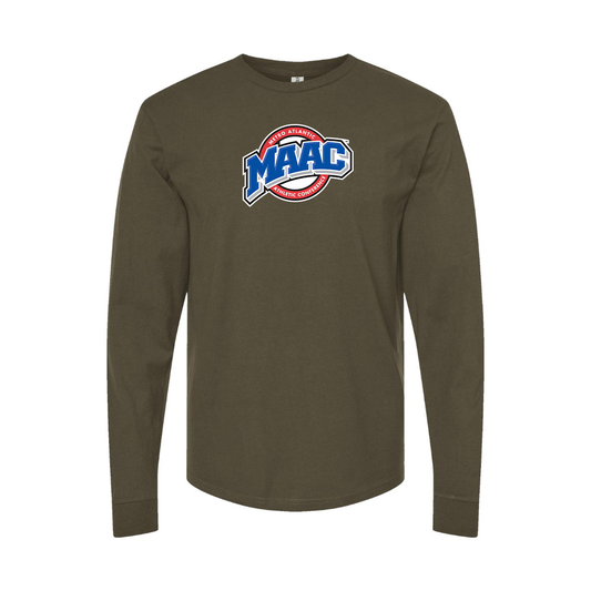 Men's Metro Atlantic Athletic Conference Logo Long Sleeve T-Shirt