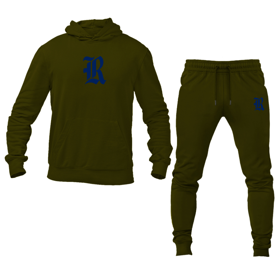 Men's Rice Owls Logo Hoodie Joggers Set