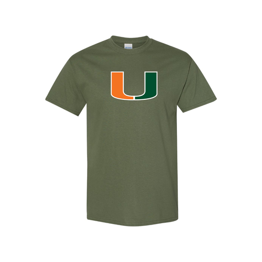 Men's Miami Hurricanes Logo Cotton T-Shirt