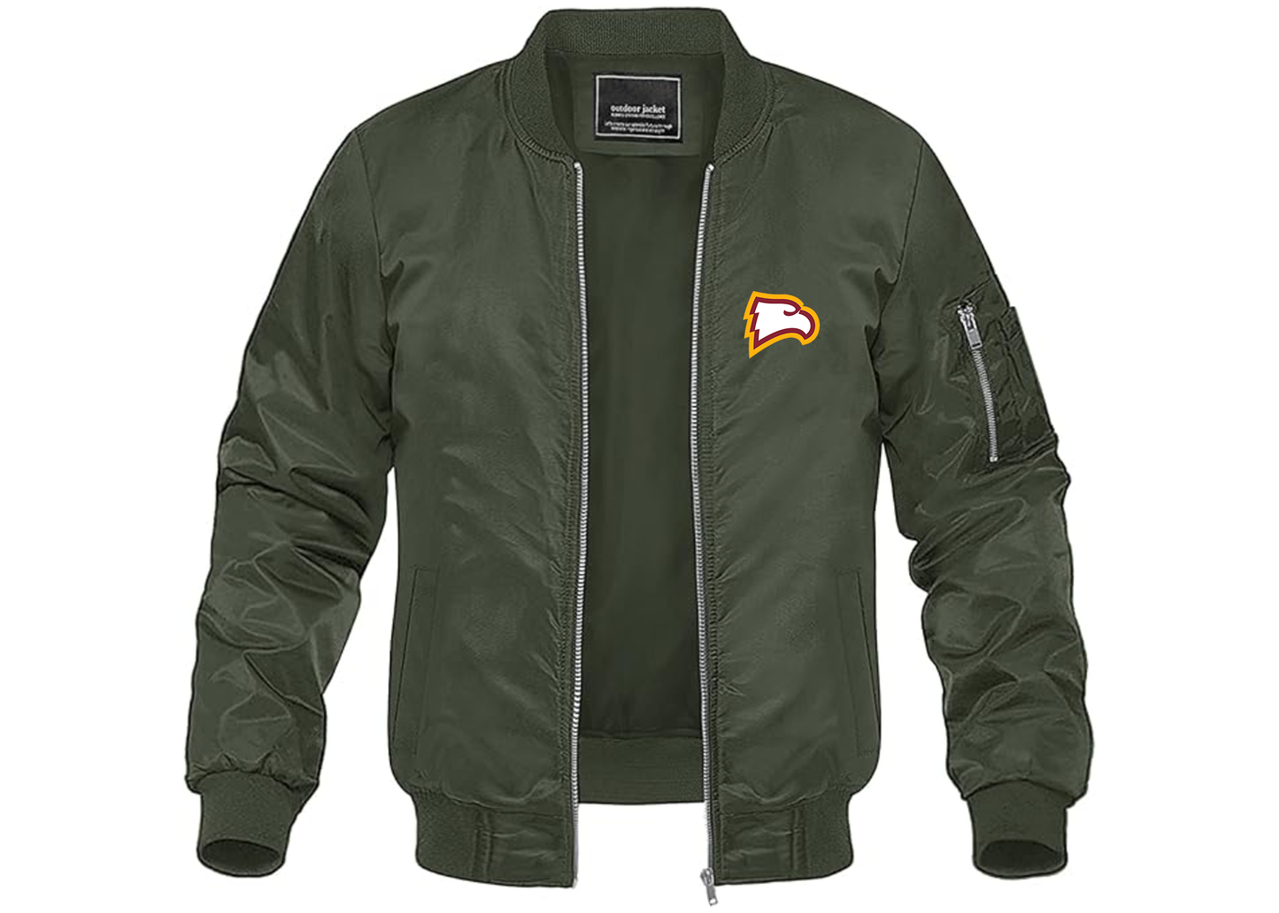 Men's Winthrop Eagles Lightweight Bomber Jacket Windbreaker Softshell Varsity Jacket Coat