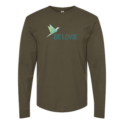 Men's De Lovie Logo Long Sleeve T-Shirt