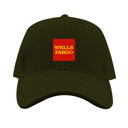 Wells Fargo Logo Dad Baseball Cap Hat