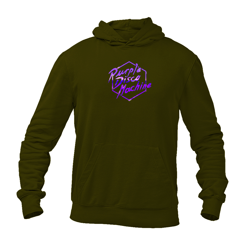 Men's Purple Disco Machine Pullover Hoodie