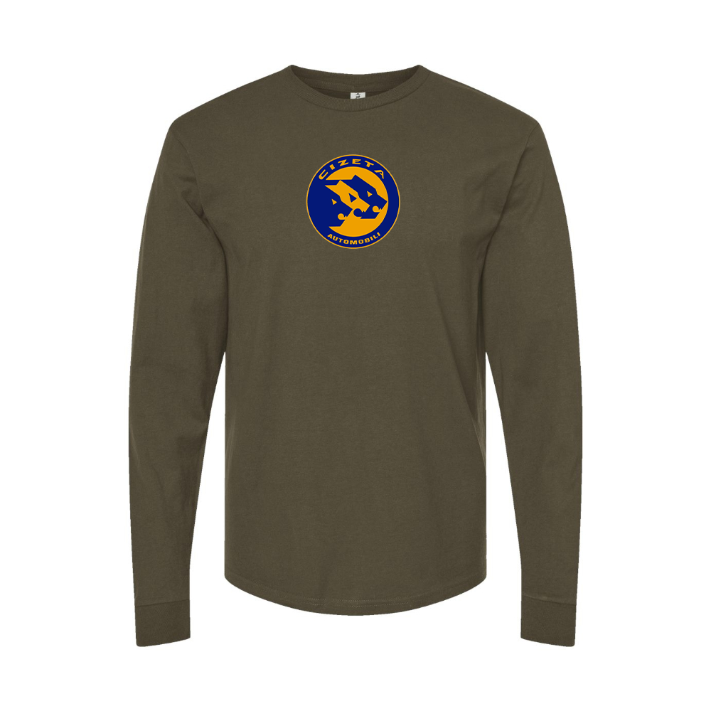 Men's Cizeta Logo Long Sleeve T-Shirt