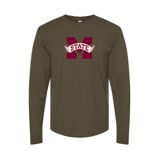 Men's Mississippi State Bulldogs Logo Long Sleeve T-Shirt