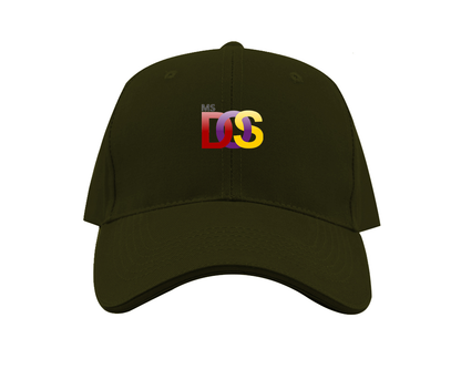 MS DOS Logo Dad Baseball Cap Hat