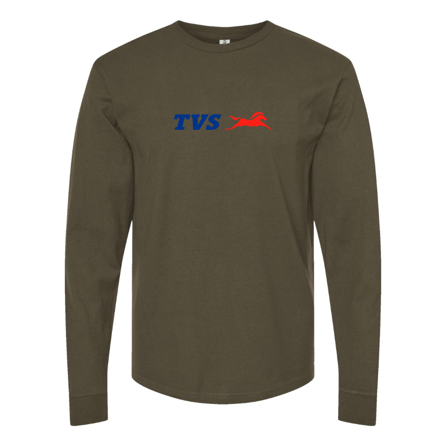 Men's TVS Motor Company Logo Long Sleeve T-Shirt