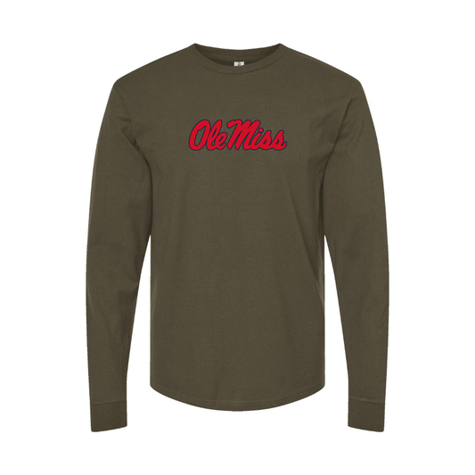 Men's Mississippi Rebels Logo Long Sleeve T-Shirt