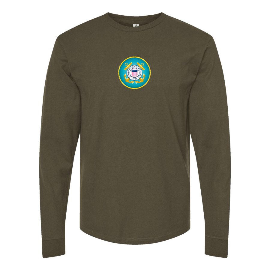 Men's Coast Guard Logo Long Sleeve T-Shirt