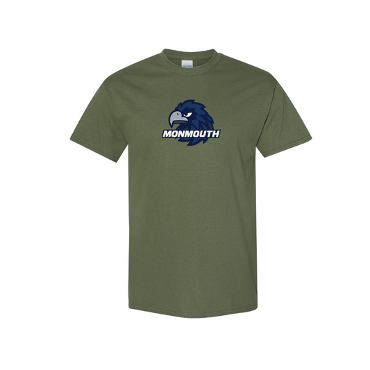 Men's Monmouth Hawks Logo Cotton T-Shirt