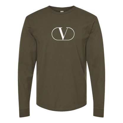 Men's Valentino Symbol Long Sleeve T-Shirt