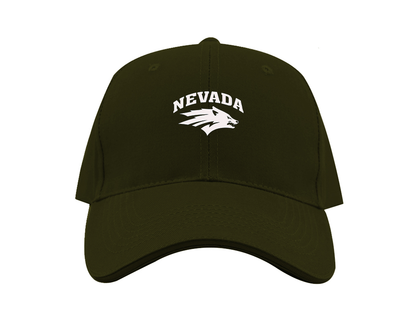 Nevada Wolf Pack Logo Dad Baseball Cap Hat