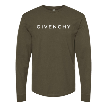 Men's Givenchy Logo Long Sleeve T-Shirt