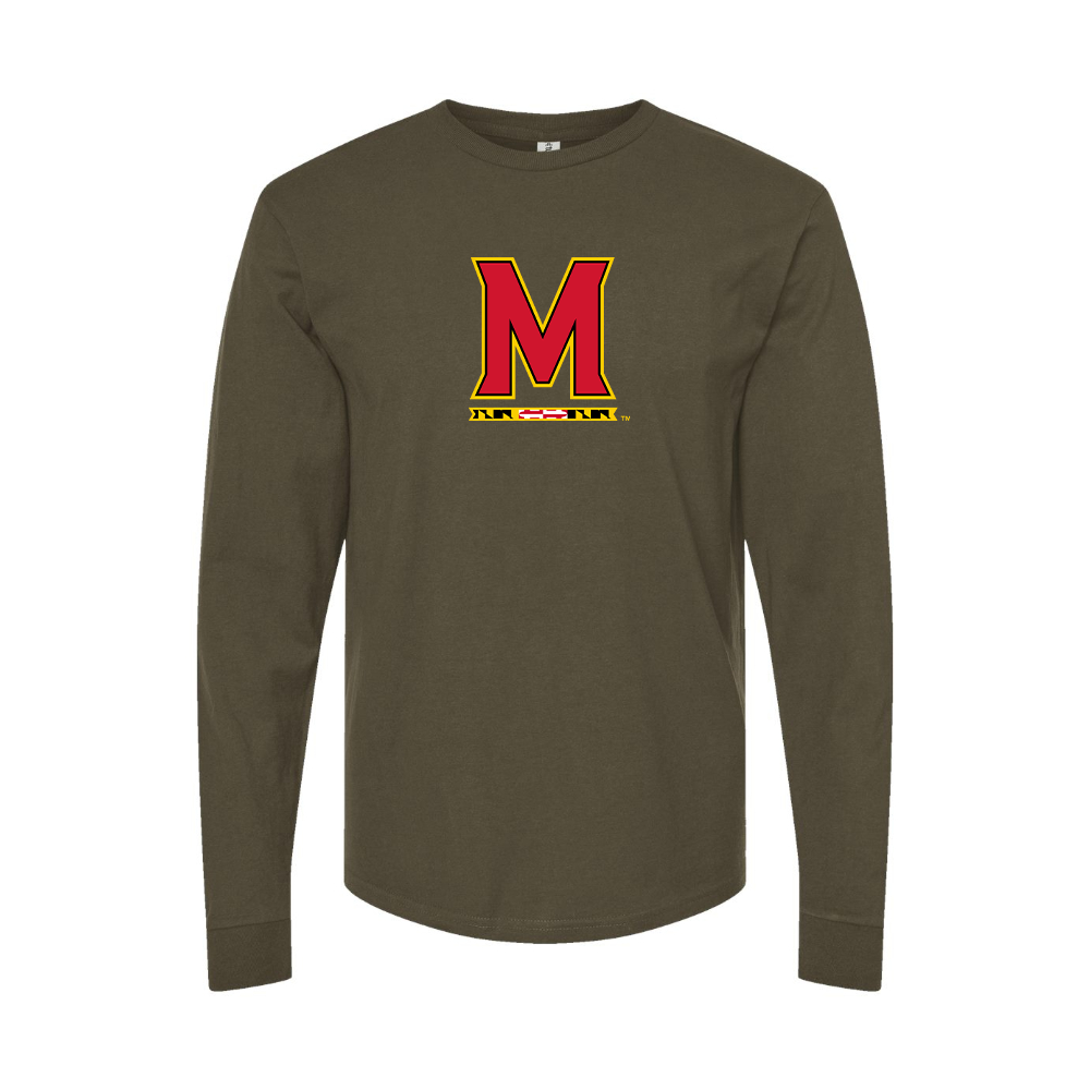 Men's Maryland Terrapins Logo Long Sleeve T-Shirt