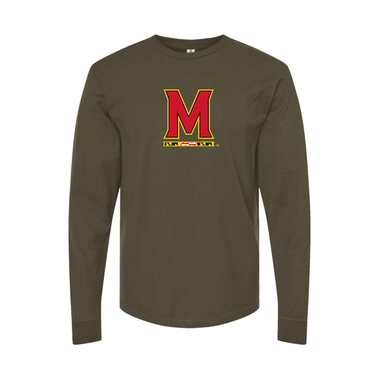 Men's Maryland Terrapins Logo Long Sleeve T-Shirt