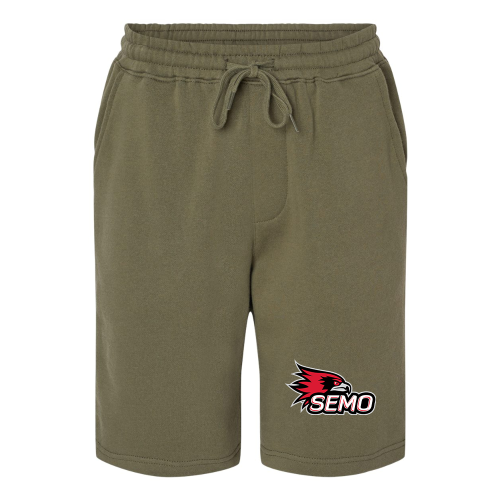 Men's SEMO Redhawks Logo Independent Trading Co Midweight Fleece Shorts
