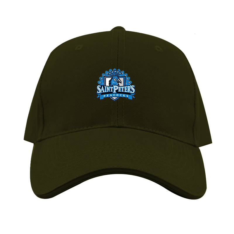 Saint Peters Peacocks Logo Dad Baseball Cap Hat