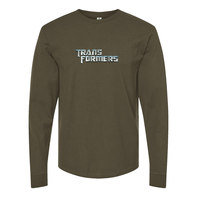 Men's Transformers Logo Long Sleeve T-Shirt