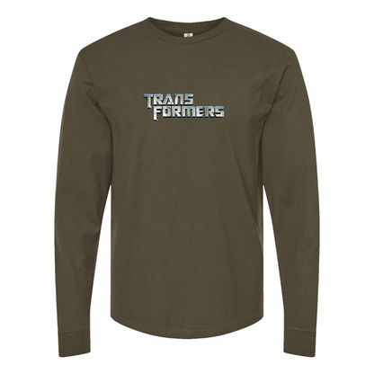 Men's Transformers Logo Long Sleeve T-Shirt