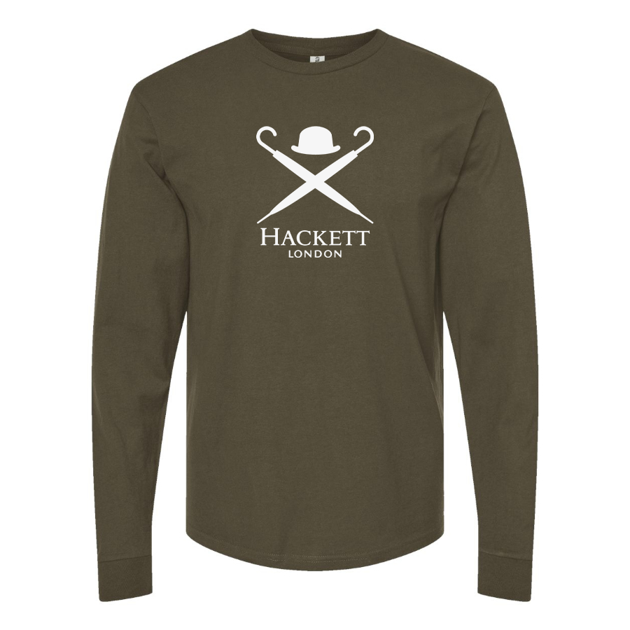 Men's Hackett London Logo Long Sleeve T-Shirt