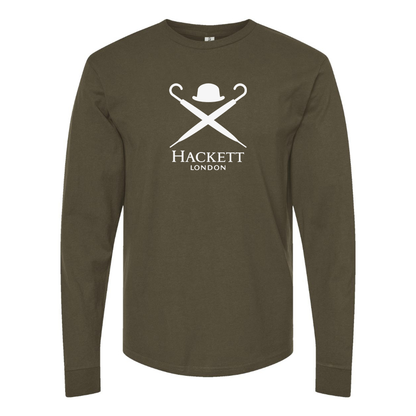 Men's Hackett London Logo Long Sleeve T-Shirt