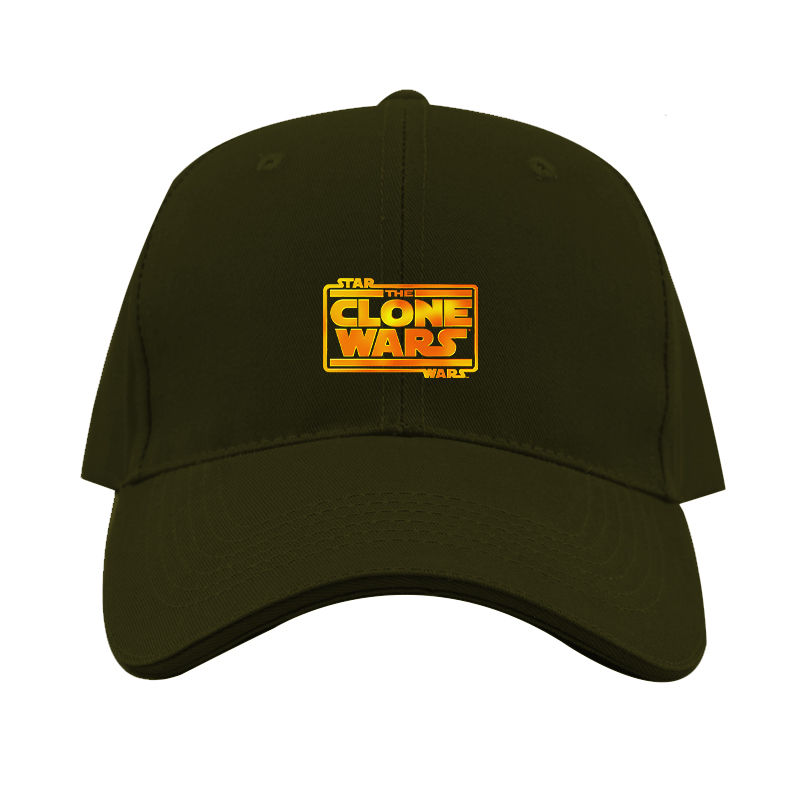 The Clone wars Logo Dad Baseball Cap Hat