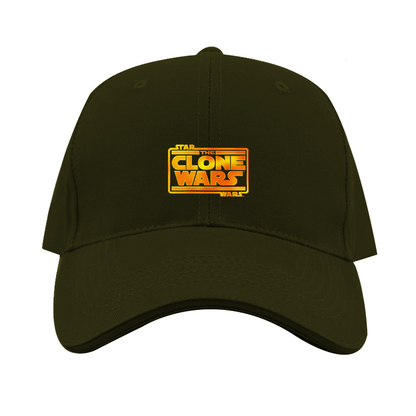 The Clone wars Logo Dad Baseball Cap Hat