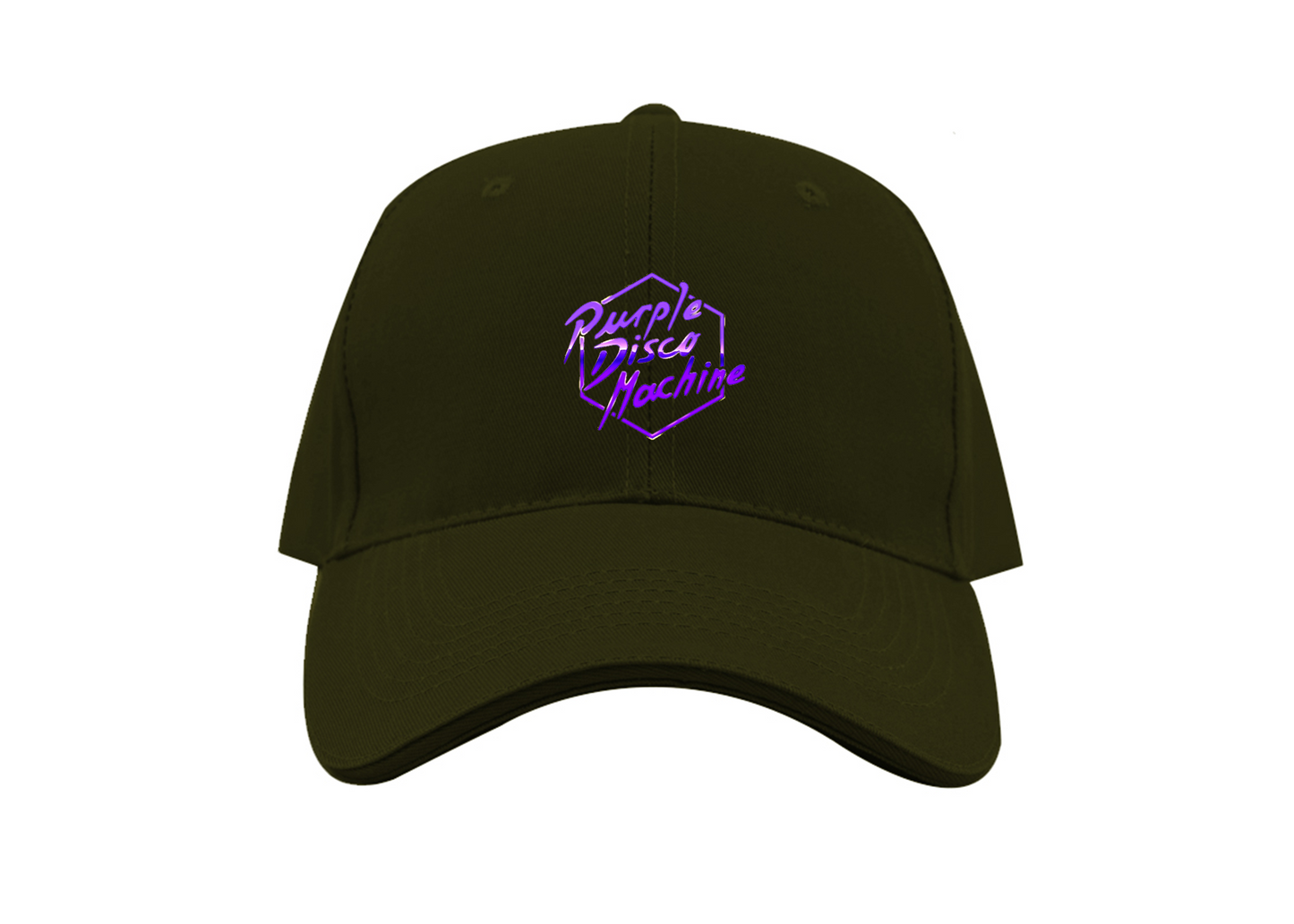 Purple Disco Machine Dad Baseball Cap Hat