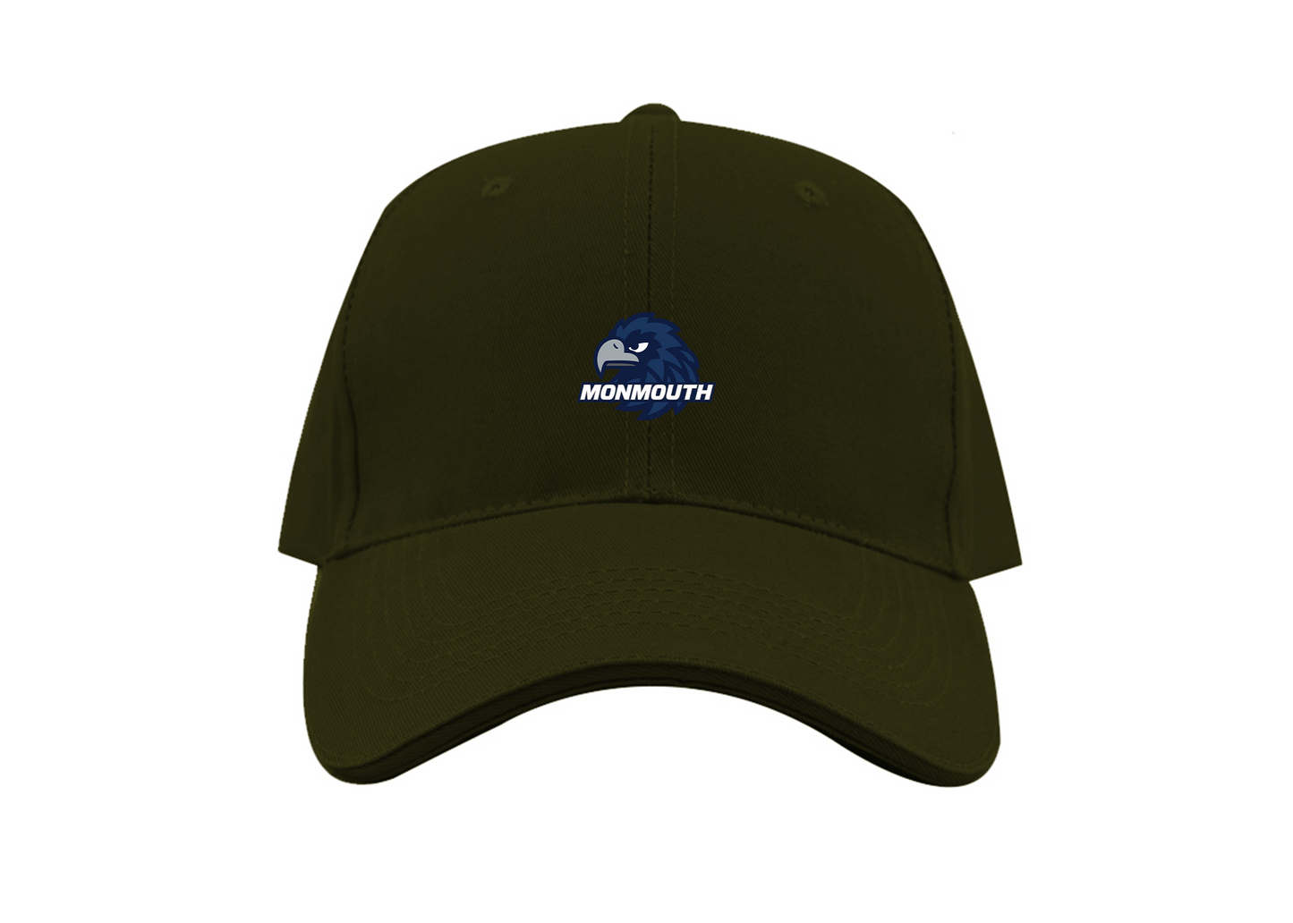Monmouth Hawks Logo Dad Baseball Cap Hat