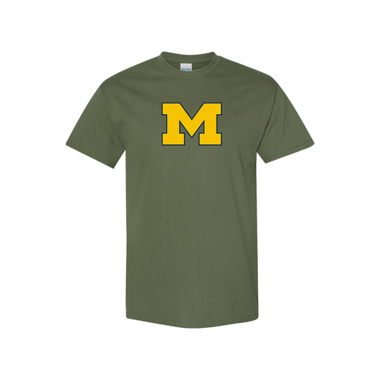 Men's Michigan Wolverines Logo Cotton T-Shirt