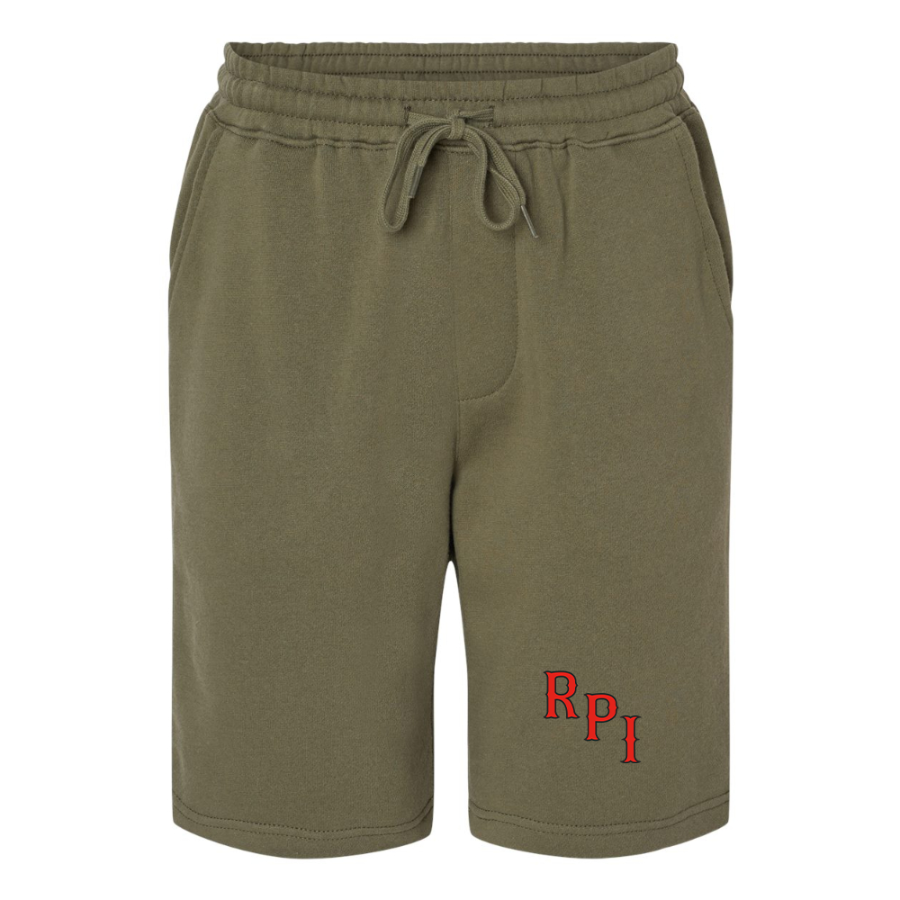 Men's RPI Engineers Logo Independent Trading Co Midweight Fleece Shorts