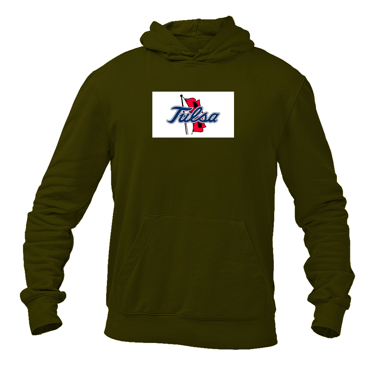 Men's Tulsa Golden Hurricane Logo  Pullover Hoodie