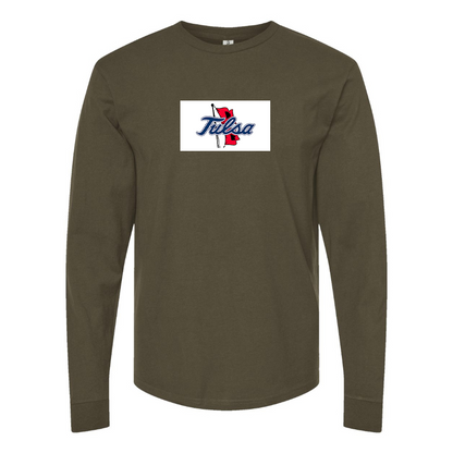 Men's Tulsa Golden Hurricane Logo Long Sleeve T-Shirt