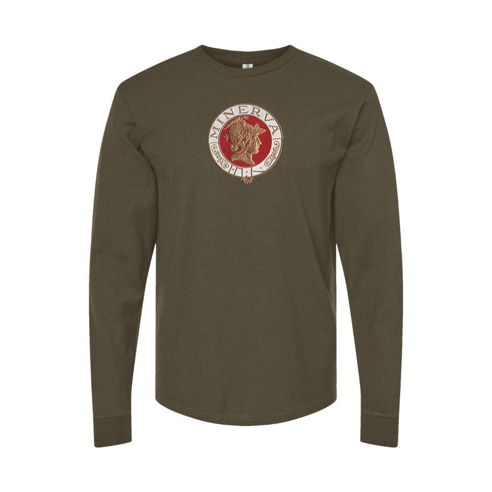 Men's Minerva Cars Logo Long Sleeve T-Shirt