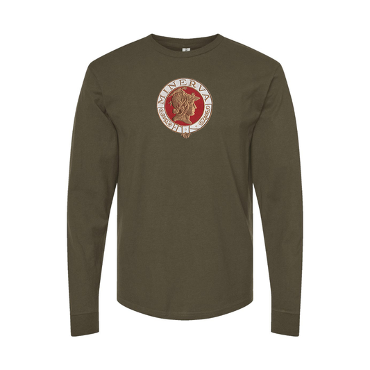 Men's Minerva Cars Logo Long Sleeve T-Shirt