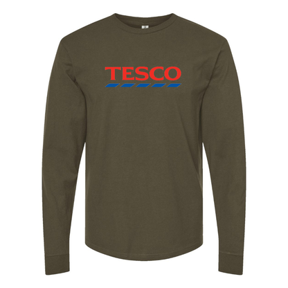 Men's Tesco Logo Long Sleeve T-Shirt