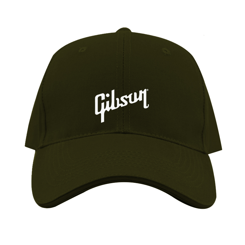 Gibson Logo Dad Baseball Cap Hat
