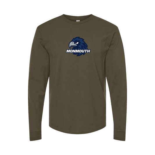Men's Monmouth Hawks Logo Long Sleeve T-Shirt