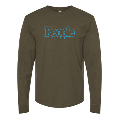 Men's People Magazine Logo Long Sleeve T-Shirt