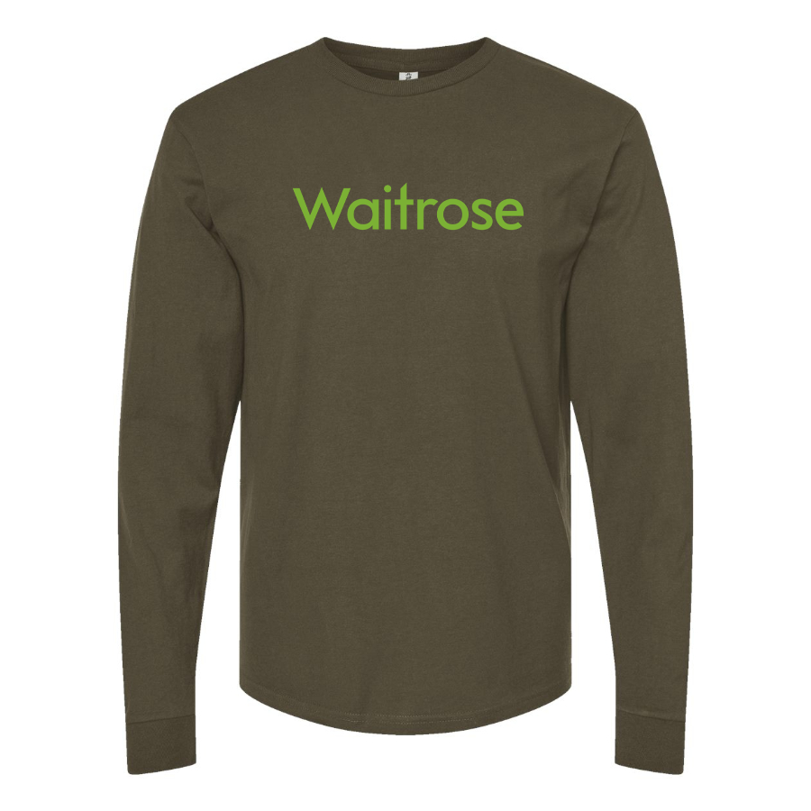 Men's Waitrose Logo Long Sleeve T-Shirt