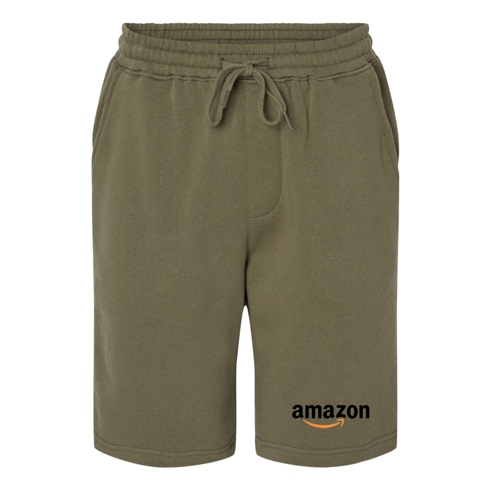 Men's Amazon Logo Independent Trading Co Midweight Fleece Shorts