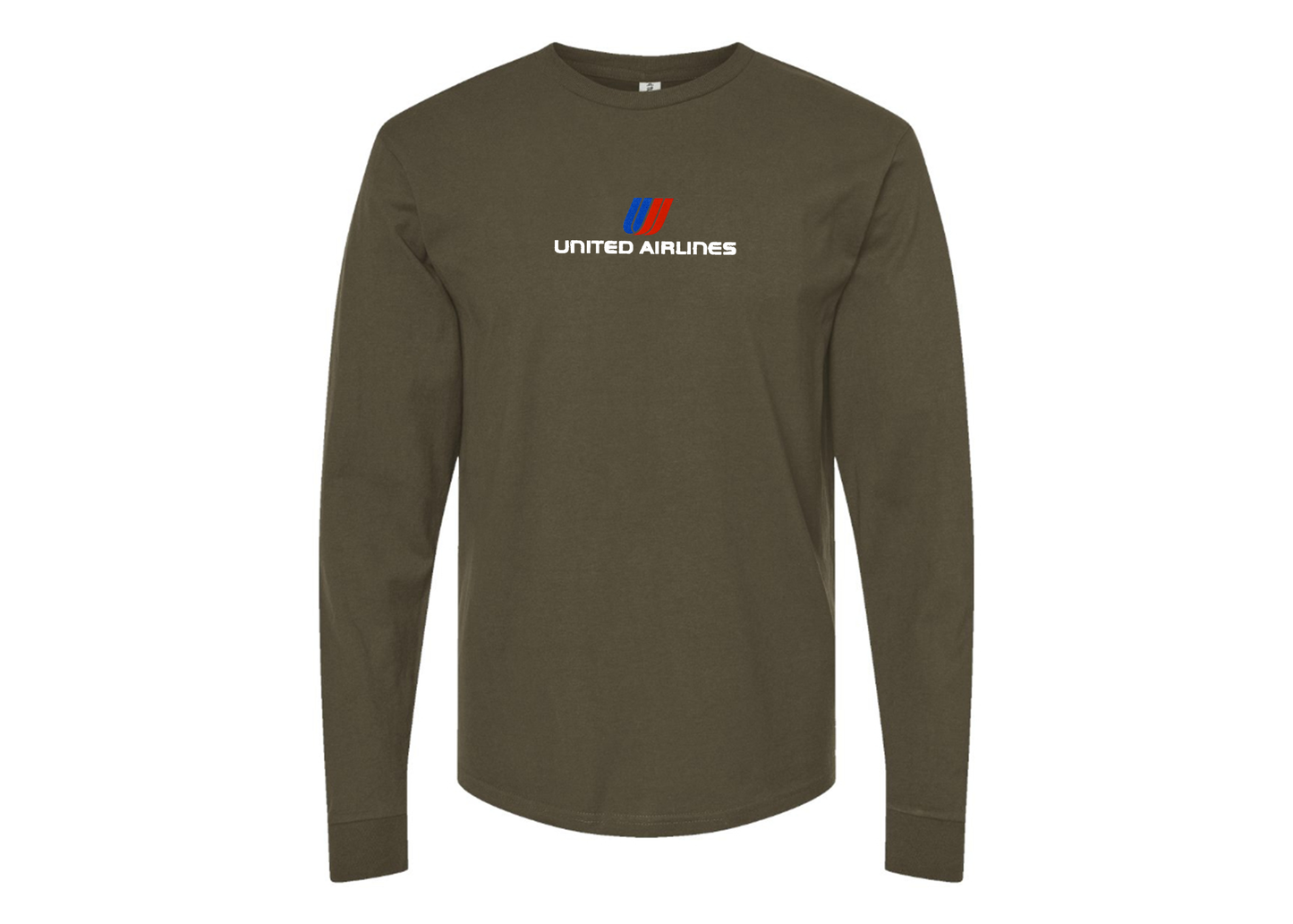 Men's United Airlines Logo Long Sleeve T-Shirt