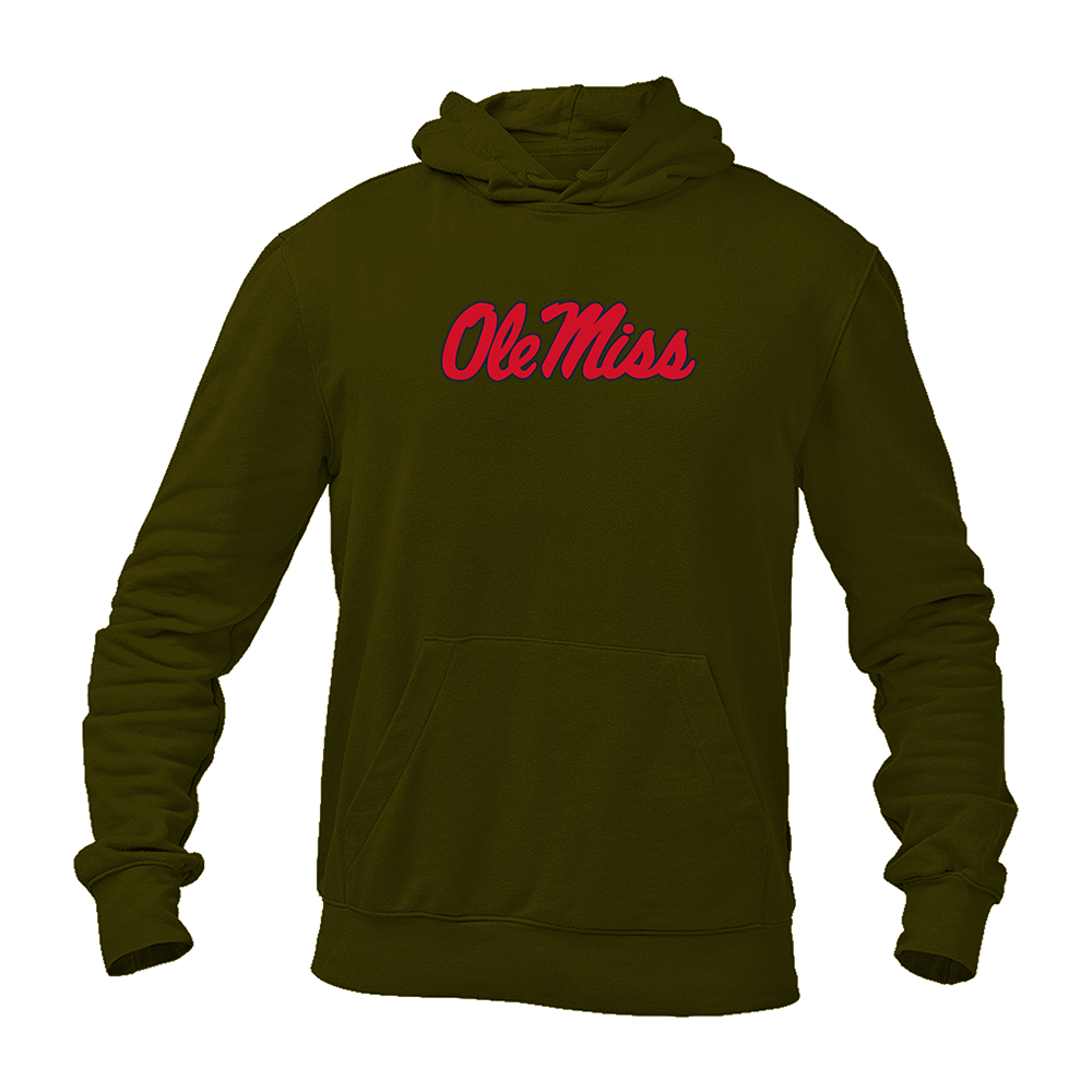 Men's Mississippi Rebels Logo Pullover Hoodie