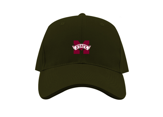 Mississippi State Bulldogs Logo Dad Baseball Cap Hat